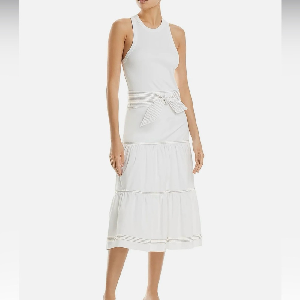 EUC Veronica Beard L Austyn Long Tiered Midi Dress